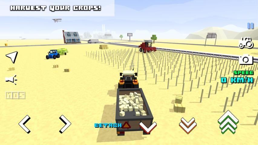 Blocky Farm Racing & Simulator - free driving game  Screenshot 6