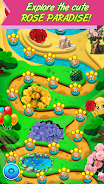 Rose Paradise matching games  Screenshot 1