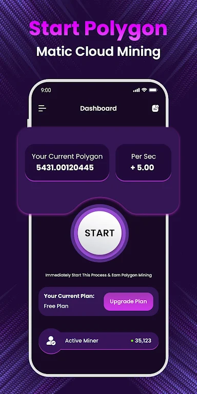 Polygon Mining - Matic Miner  Screenshot 2