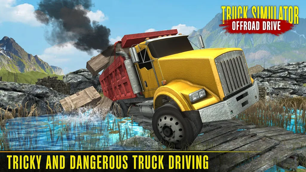 Truck Driver Offroad Sim  Screenshot 4