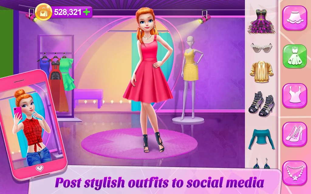 Selfie Queen - Social Star  Screenshot 1