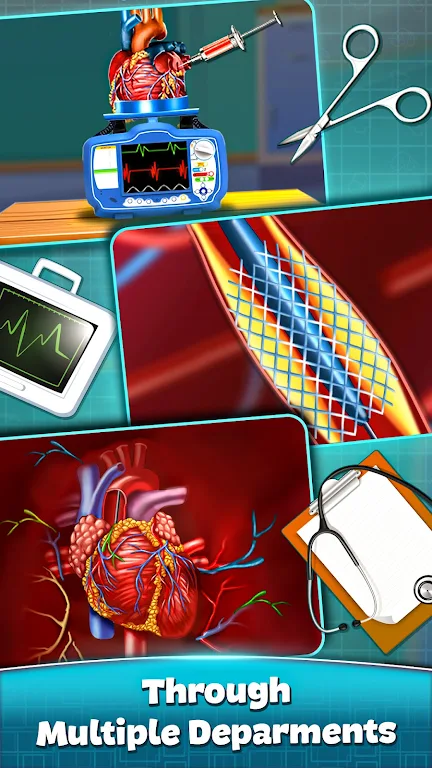 Open Heart Surgery Clinic Game  Screenshot 4