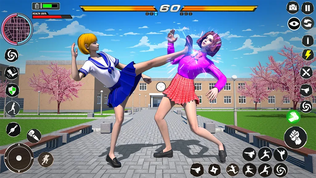 Anime School : Karate Fighting  Screenshot 1