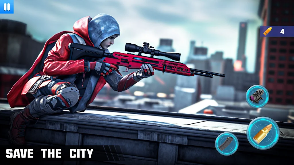 3D Sniper Gun Games Offline  Screenshot 1