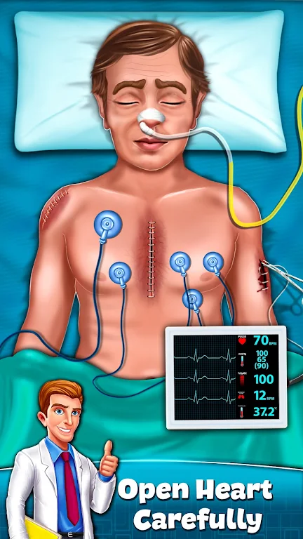 Open Heart Surgery Clinic Game  Screenshot 1