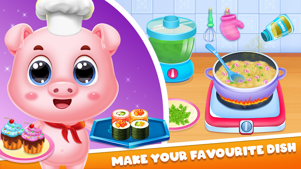 Pig cooking chef recipe  Screenshot 3