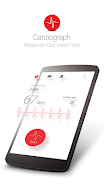 Cardiograph - Heart Rate Meter  Screenshot 1