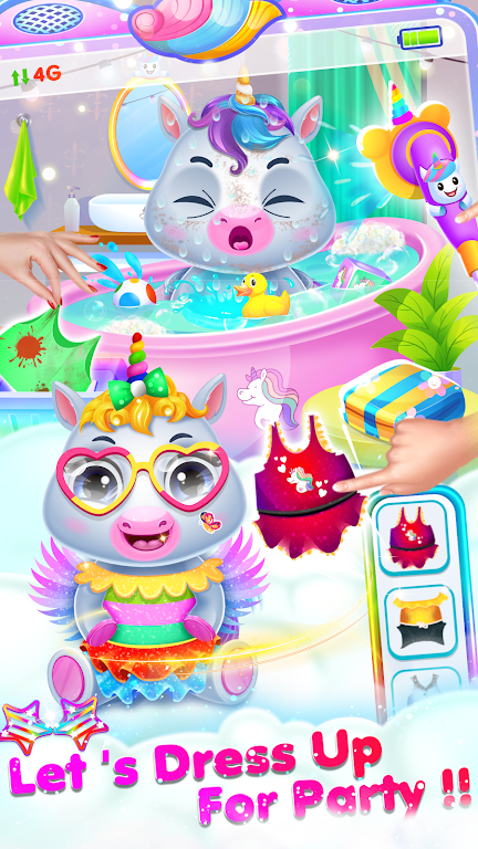 Baby Unicorn Care Game  Screenshot 4