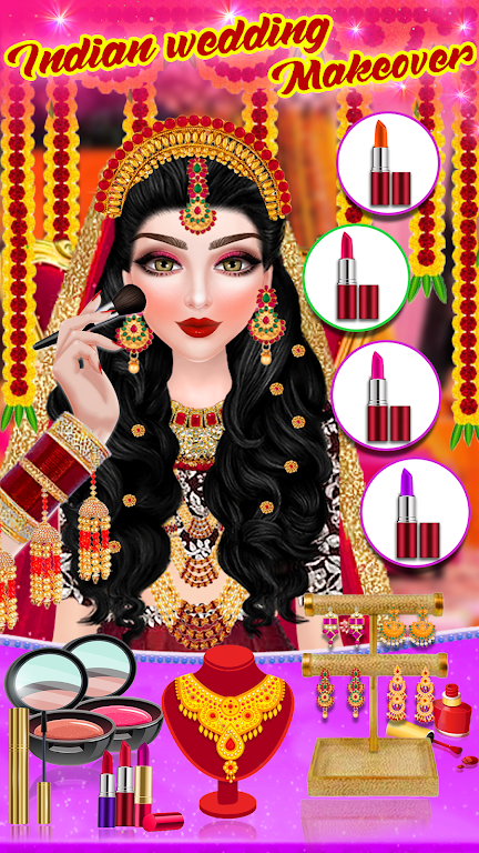 Desi Indian Bride Dressup game  Screenshot 1