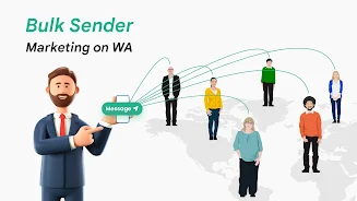 Bulk Sender - Marketing on WA  Screenshot 1