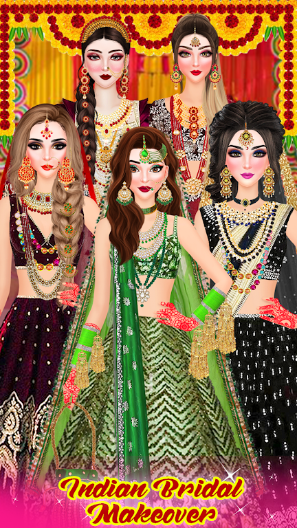 Desi Indian Bride Dressup game  Screenshot 2