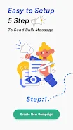 Bulk Sender - Marketing on WA  Screenshot 3