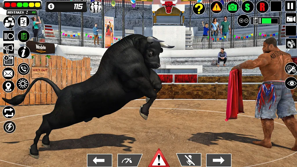 Wild Battle Craft: Bull Fight  Screenshot 1