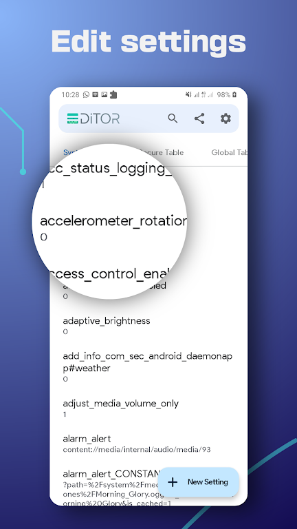 SetEdit: Settings Editor  Screenshot 4