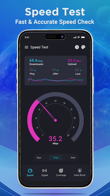 Internet Speed Test Meter  Screenshot 3