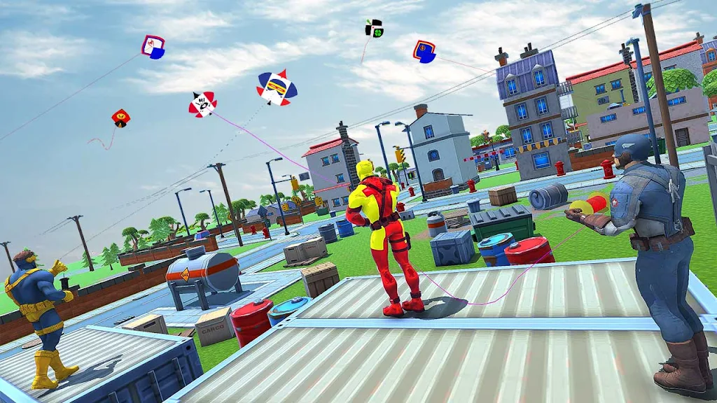 Superhero Kite Flying Games  Screenshot 3