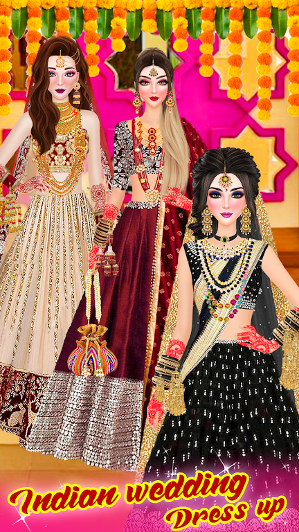 Desi Indian Bride Dressup game  Screenshot 3