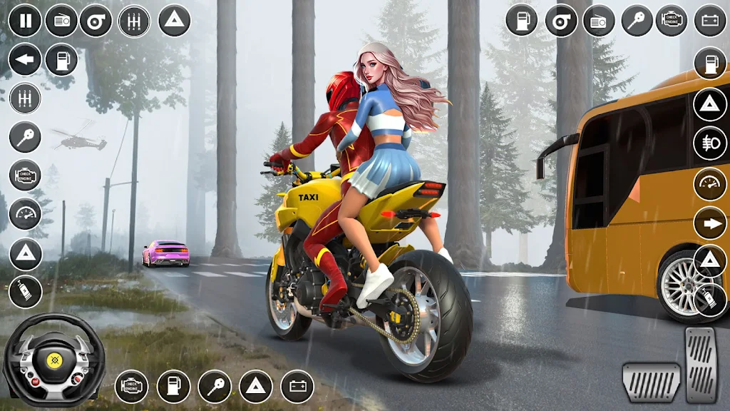 Superhero Bike Game Taxi Games  Screenshot 3