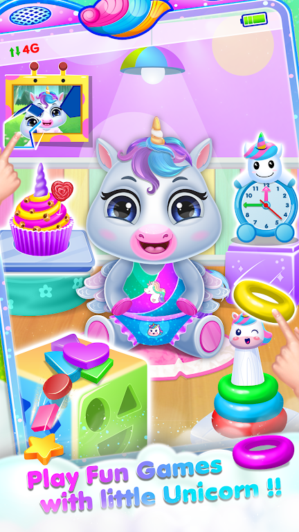 Baby Unicorn Care Game  Screenshot 3