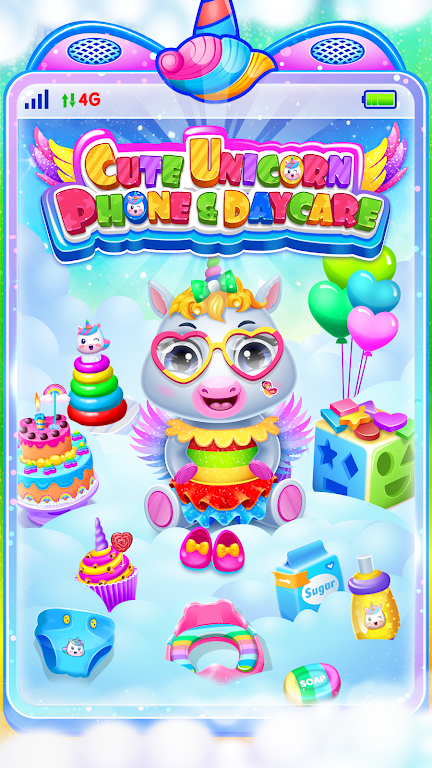 Baby Unicorn Care Game  Screenshot 1