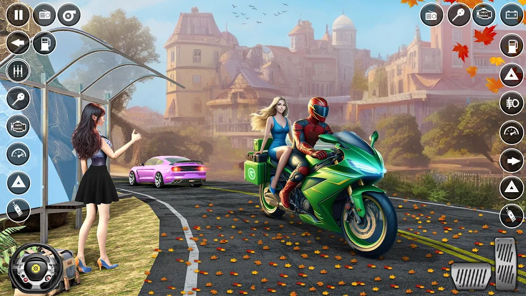 Superhero Bike Game Taxi Games  Screenshot 4