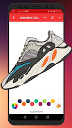 Sneakers Coloring Book. Fun  Screenshot 1