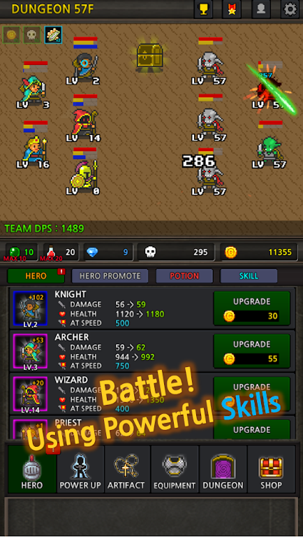 Grow Heroes - Idle Rpg  Screenshot 3