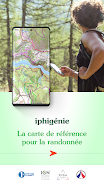 Iphigénie | The Hiking Map App  Screenshot 1