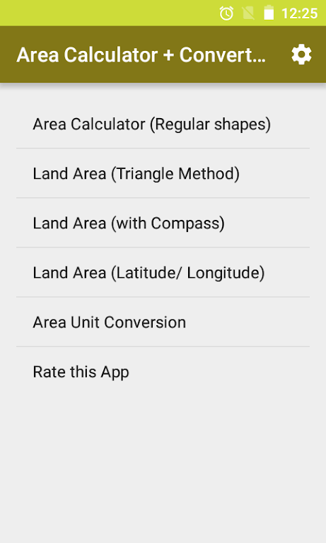 Land Area Calculator Converter  Screenshot 1