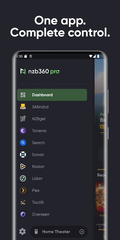 nzb360 - Sonarr / Radarr / SAB  Screenshot 1