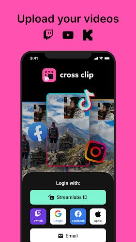 Cross Clip: Edit, Post, Grow  Screenshot 1