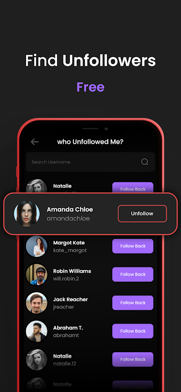 Followers & Unfollowers Pro  Screenshot 3