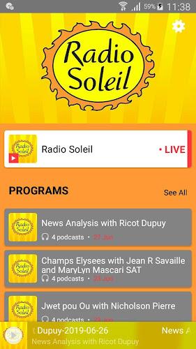 Radio Soleil  Screenshot 2