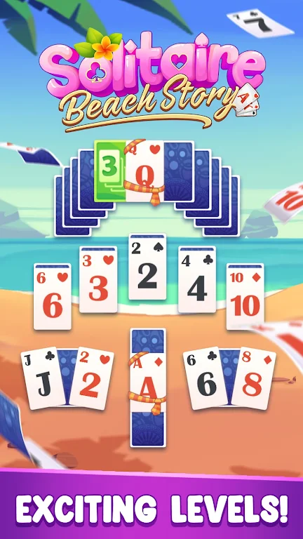 Solitaire Beach Story  Screenshot 1