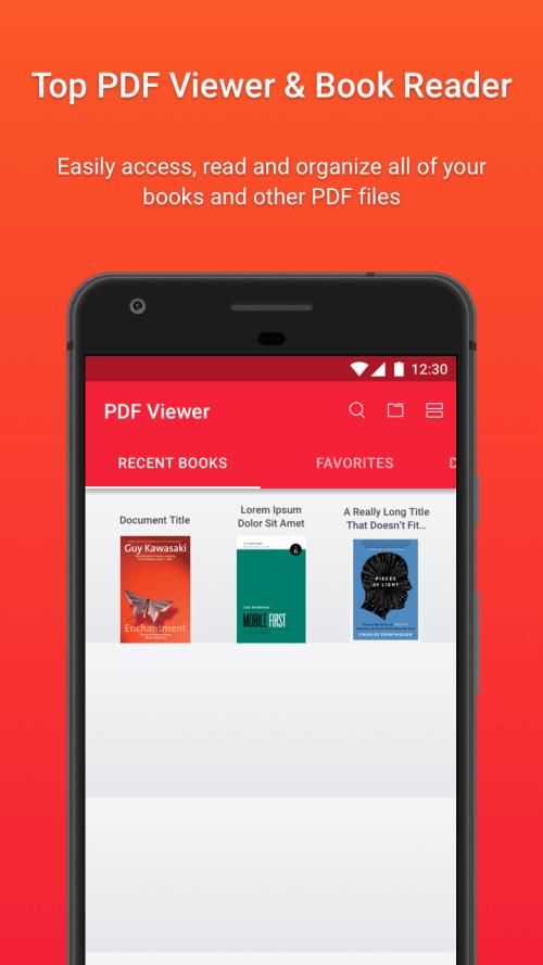 PDF Viewer & Book Reader  Screenshot 1