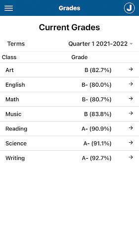 Gradelink Student/Parent App  Screenshot 1