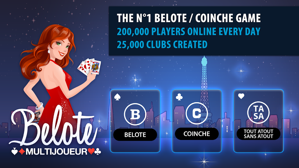 Belote & Coinche Multiplayer  Screenshot 1