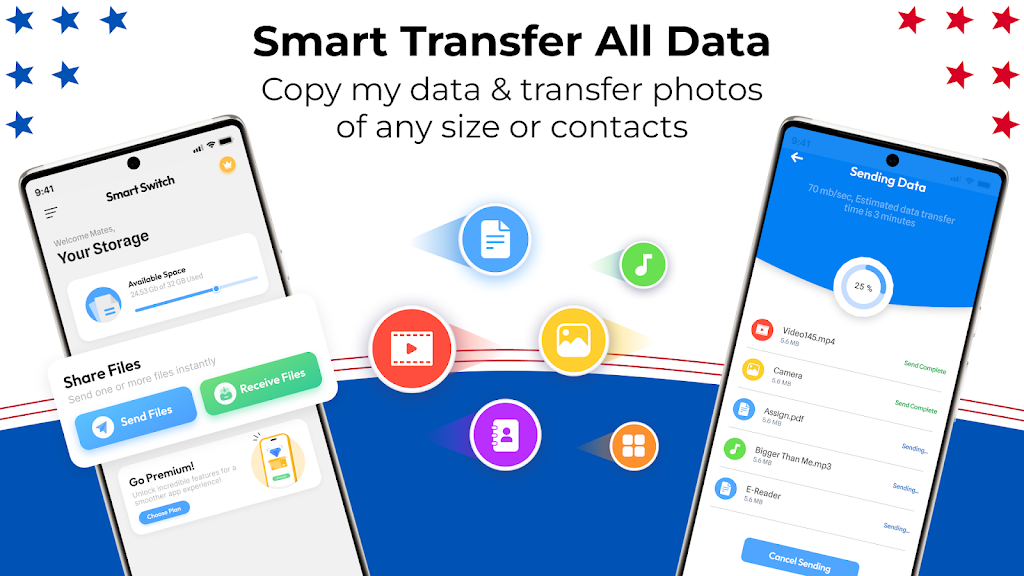 Data Transfer: Copy my data  Screenshot 3