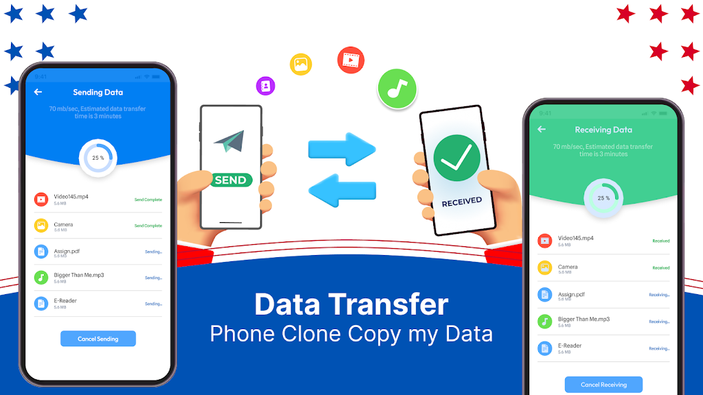 Data Transfer: Copy my data  Screenshot 2