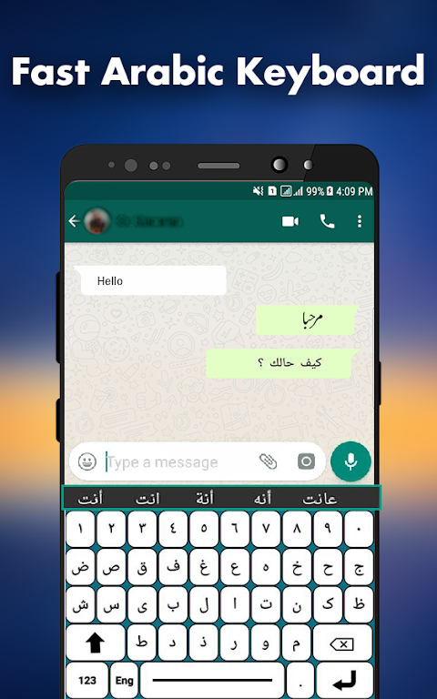 Arabic Keyboard Font Typing  Screenshot 4