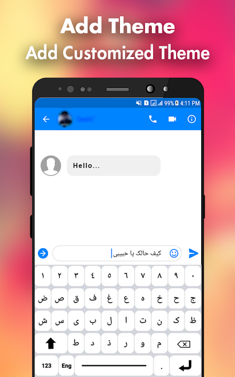 Arabic Keyboard Font Typing  Screenshot 3