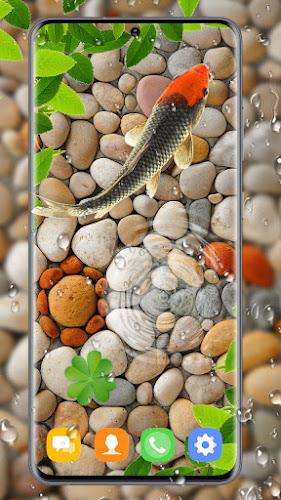 4k Koi Fish Live Wallpapers 3D  Screenshot 2