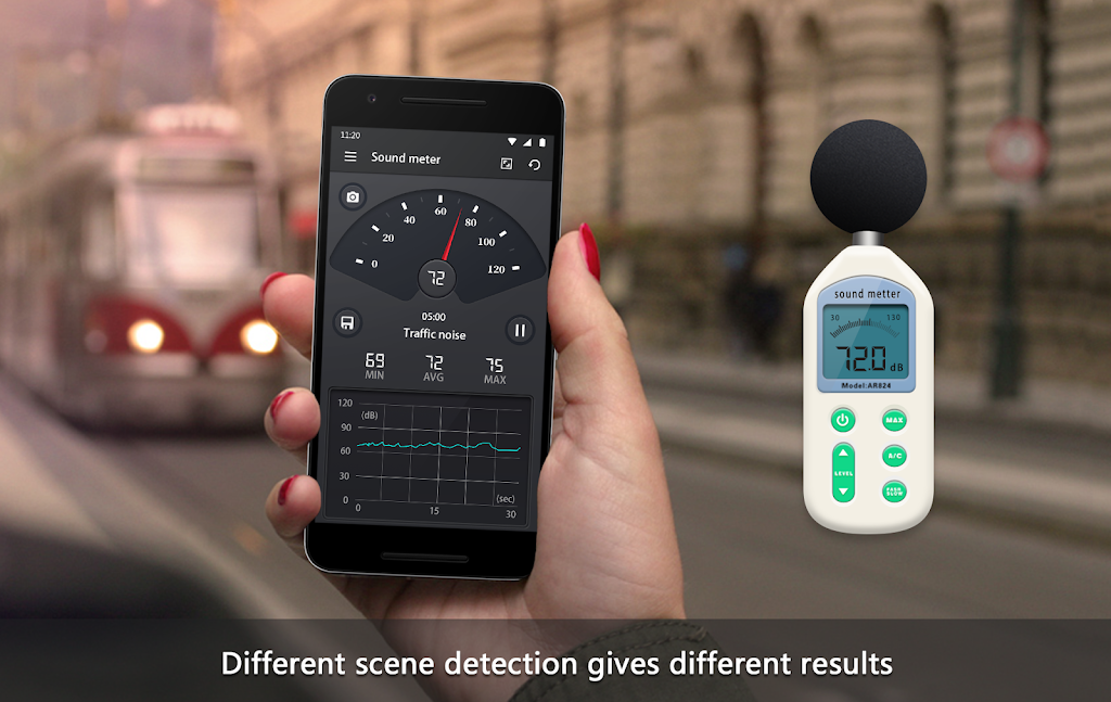 Sound Meter - Decibel Meter  Screenshot 2