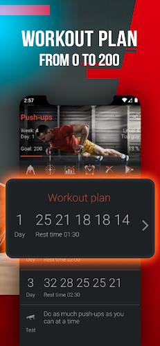 200 Push Ups - Home Workout  Screenshot 2