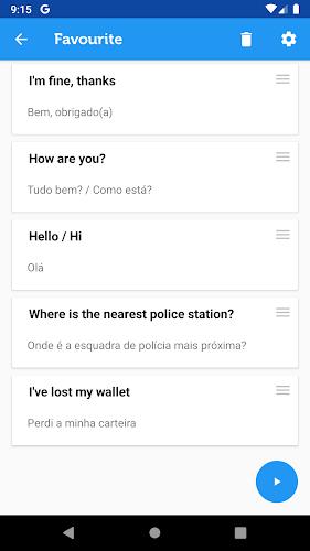 Learn Portuguese Phrasebook  Screenshot 7