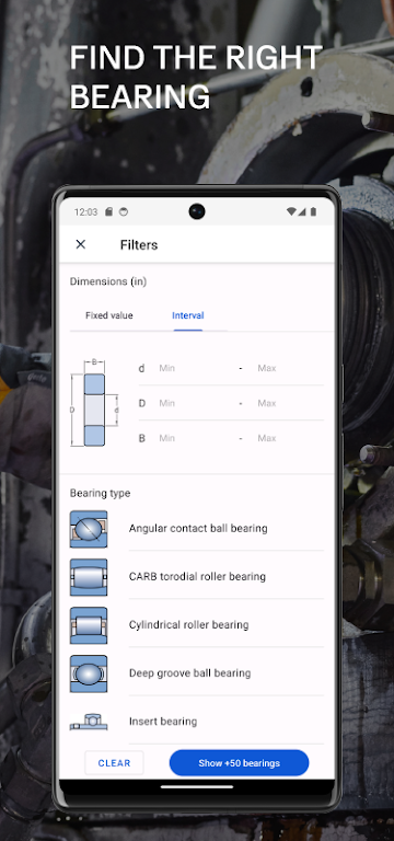 SKF Bearing Assist  Screenshot 3