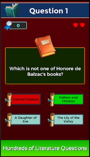 Literature Quiz Game  Screenshot 10