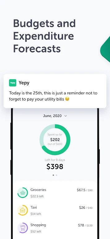 Yepy - expense tracker  Screenshot 3