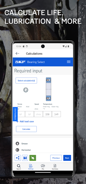 SKF Bearing Assist  Screenshot 4