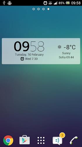 Digital Clock & Weather Widget  Screenshot 7